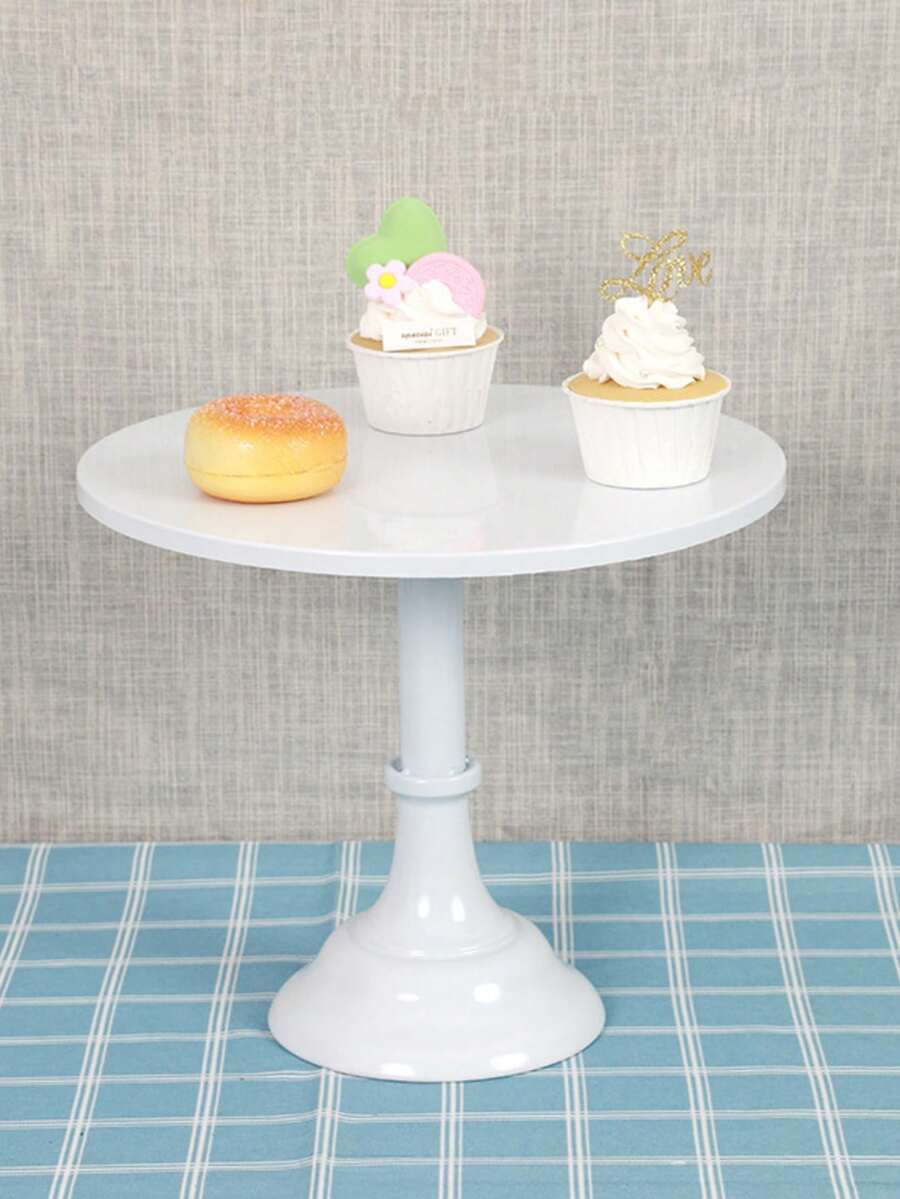 3pcs Portable Collapsible Cake Stand Set, PP Material, Nordic Ins Style, Pearl White, Embedded Splicing, Anti-Tipping Design, Suitable For Picnic, Camping, Tea Party, Buffet Display