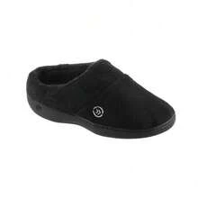 Isotoner Women's Classic Clog Slippers With Memory Foam Comfort And Non-Slip Stability, Black, 7.5-8-231053 - Multicolor - View 6