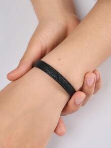 1 pieza Pulsera con cierre, accesorio de muñequera de moda, adecuado para uso diario, fiestas, regalos de viaje de la mujer, multicolor, longitud ajustable