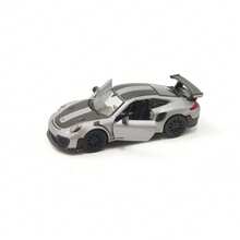 1 件 Burago 1:64 保时捷 GT2 RS 压铸模型车，迷你版，银灰色/黄色/橙色/蓝色/绿色可选，可打开车门，悬挂功能，驾驶平稳，逼真的复制品，适合男孩和女孩的玩具，成人收藏品，办公桌装饰，万圣节/圣诞节/生日礼物 - 彩色 - 查看 4