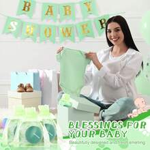 50pcs Baby Shower Party Favor Set, Includes 50 Unscented Tea Lights, Gift Bags And Cards, Suitable For Gender Reveal Parties, Baby Showers, Birthdays And Holiday Decorations, Ideal Party Favors Or Gifts - Multicolor - View 9