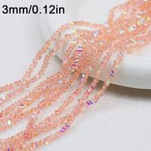 3mm/120.9pcs Colorful Faceted Artificial Crystal Triangle Beads, Suitable For DIY Jewelry Making, Bracelets, Necklaces, Phone Straps And Fashion Decorations - DIY - View 23