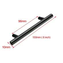 1 Tay nắm tủ bằng thép không gỉ màu bạc, tay nắm ngăn kéo nhà bếp, tay nắm cửa và núm cửa, tay nắm tủ phòng tắm, phòng ngủ - màu đen - Xem 8