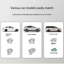 Waterproof Car Trunk Mat, Pet Travel Trunk Liner, SUV/Truck/Hatchback Cargo Organizer Dog Car Trunk Mat - Non-Slip, Scratch-Resistant And Tear-Resistant Pet Cargo Liner With Adjustable Headrest Straps And Bumper Protector, Storage Pockets Fit For Small Cars, Trucks, SUVs - Black