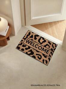 1 Stück Leopard Muster Fußmatte, maschinenwaschbar, stilvoller Eingangsteppich - geeignet für Küche, Esszimmer, Flur, Fußmatte, kleiner Teppich, Willkommens-Matte, Teppich, Matte, Outdoor-Fußmatte, Küchen-Teppich, Heimdekoration, Vordertür-Matte, kleiner Bereich-Teppich, Outdoor-Matte, Heimdekoration, Bereich-Teppich, Garten-Teppich, waschbarer Teppich - Verschiedenfarbig - Übersicht 14