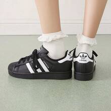 Adidas Originals SUPERSTAR II J 经典贝壳头休闲运动鞋，男女通用款 2026 新款 JH9977 - 黑色 - 查看 3