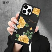 Fundas de imitación para teléfono con diseño amarillo y orificios grandes, compatibles con phone 16 Pro, 16, 15 Pro, 14, 14 Plus/14 Pro, 13, 13 Pro, 12 Pro y 11/11 Pro. Regalos para cumpleaños y celebraciones - Blanco - Ver 2
