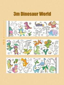 300cm Children's Graffiti Painting Roll With Different Themes, Suitable For Boys And Girls Coloring And Drawing Over 3 Years Old Coloring Roll, Colouring, Frozen, Colouring, Halloween, Water Color, Colouring, Frozen, Stocking Fillers Kids, Colouring, Stocking Fillers Kids, Frozen, Frozen, Coloring,Kids Bean Bag,Rainbow,Kids Face Paint,Back To School - 彩色 - 查看 13