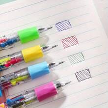 Christmas Limited Edition: 12/24-Pack Cute Cartoon 4-Color Mini Ballpoint Pens - Portable Retractable Multi-Color Pens, Must-Have Christmas Gifts For Students & Journaling - 彩色 - 查看 7