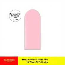 1pc 3cm/1.18in Thick & High Elastic Baby Wall Guard, Widened Solid Color Foam, Self-Adhesive Waterproof, Rounded Edge Arc Design Anti-Collision, All-Purpose Corner & Edge Protector For Nursery, Suitable For Daily Use