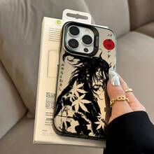 Fundas de Teléfono Anime Samurai Japonés para iPhone 16, 15, 14, 13, 12, 11 Pro Max, X, XR, XS Max, 8, 7 Plus - Cubierta Trasera Mate Anticaídas - Color mezclado 1 - Ver 5