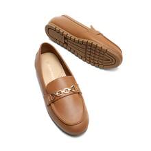 Women Loafers Shoes - Brown - View 7