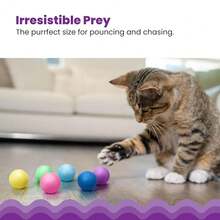 Catstages Tower Of Tracks 3-Level Cat Track Toy With 6 Balls, Interactive Toy For Indoor Cats, Orange-477776 - Bóng thay thế - Xem 5