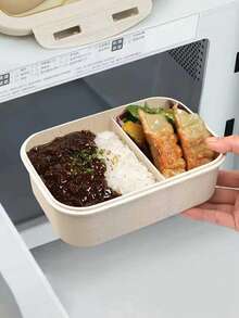 1 Peça Marmita de Duas Camadas com Conjunto de Talheres, Reutilizável, Micro-ondas (Remover Tampa), Ideal para Cozinha, Exterior e Ocasiões, Ótimo Presente de Natal, Também Adequado para Halloween, Ação de Graças, Formatura e Volta às Aulas