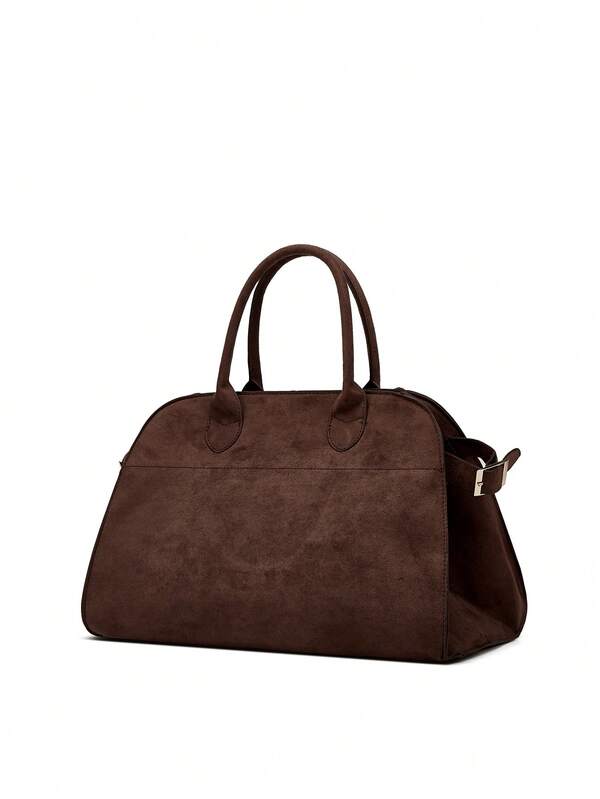 Women's High-End Niche Design Large Capacity Retro Commuter Tote Bag - Fashionable, Suitable For All Seasons Multifunctional Shoulder & Crossbody Bag, Provides Ample Space For Gym Bag, Handbag And Retro Style Daily Commute, Perfect For Short Trips