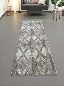 Modern Patterned Area Rug – Multiple Colors, Soft, Washable & Non-Slip Carpet For Home (Made In Turkey) - Brown - View 5