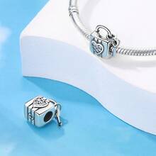1Count Love Lock Two Pieces Set, Ring Pendant The Beauty Of The World Is Intertwined With You You Can Give Friends, Girlfriends, Lovers Valentine's Day, Halloween, Thanksgiving, Christmas, Anniversaries, Parties And Other Holiday Gifts