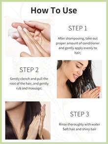 2pcs/Set Hair Care Set, Organics Rosemary Mint Shampoo And Conditioner, Nourishes Scalp & Roots, Enhances Shine & Density For Normal Hair, Moisturizing Care, Suitable For All Hair Types