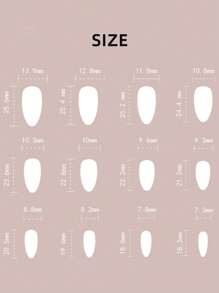 24-Piece Long Almond-Shaped Press On Nails, European And American French Solid Polka Dot Summer Nails, Simple And Sweet, Reusable Design, Suitable For Women's Daily Life And Travel