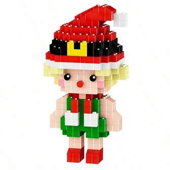 Christmas Building Blocks, Small Particles, Small Gifts, Christmas Puzzles, Handmade DIY Desktop Decorations, Creative Small Joyful Christmas Party, Decorative Blocks, Particle Blocks, Creative Home Decor, Halloween/Christmas/Birthday/Valentine's Day/Easter/Thanksgiving Gifts