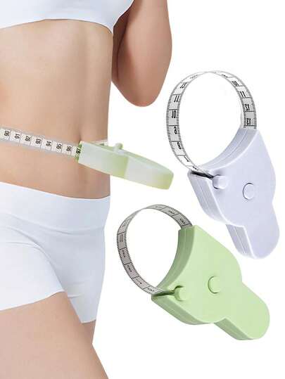 1PC Automatic High-Precision Measurement Of Three Circumference Ruler Fitness Ruler Waist Circumference Arm Circumference Hip Circumference Soft Ruler Multifunctional Automatic Tape Measure