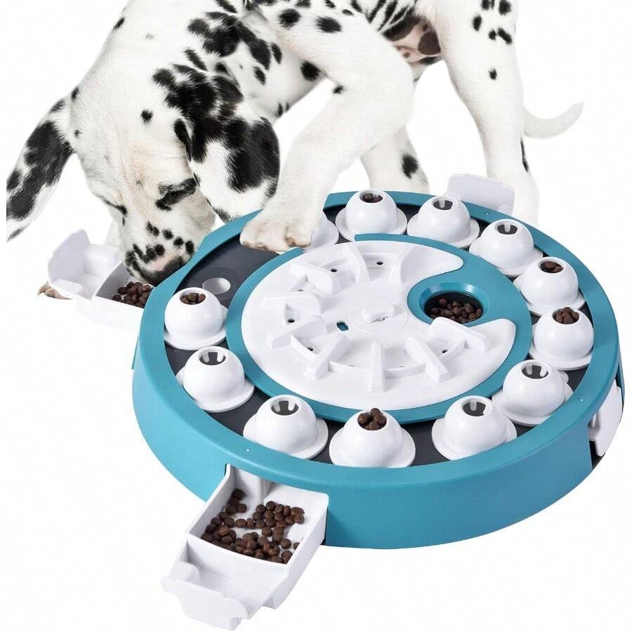 Dog Puzzle Toy Mental Stimulation Level 3 In 1 Dogs Food Puzzles Toys Dog Treat Puzzle Feeder AdvancedMars Green Brainstorm - Cấp độ 3 trong 1Nâng caoMarsGreenBrainstorm - Xem 1