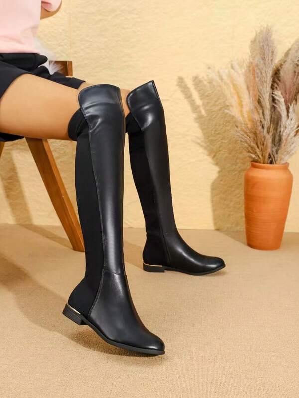 Casual Fashion Over-The-Knee Boots, Western Over-The-Knee Boots