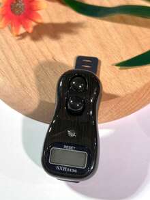 1pc Elegant Wooden Grain Electronic Counter, Handheld Manual Digital Counter, Portable Tally Counter Suitable For Golf, Running, Fishing, Coaching, Sports, Muslim Prayer, Golf Accessories - Multicolor - View 6