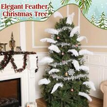 10-100 pièces en option ! Environ 30-35 cm (11,8-13,8 pouces) Plumes d'autruche artificielles blanches, essentielles pour les vases de mariage et la décoration de la maison, parfaites pour l'ambiance de Noël, Halloween et Pâques, également idéales pour les coiffes, l'éclairage et les ornements de vêtements