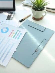 لوحة الكتابة المخصصة - حامل مستندات A4 شخصي مع فتحة قلم ، ملف مؤتمر تنفيذي ، أحرف ذهبية محفورة مخصصة ، من مادة TPU ، منظم دفتر أعمال للمكتب والمدرسة ، تنظيم المكتب | ملف أبيض أنيق | لوحة كتابة قوية ، لوحات كتابة للمدرسة