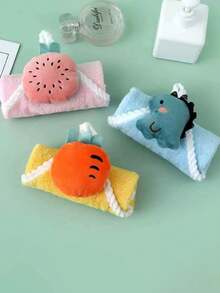 悬挂式卡通擦手巾，吸水力强，可爱卡通擦手巾 - 彩色 - 查看 4