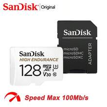 SANDISK Sandisk Micro Sd Card, U3 4K V30 Memory Card, 32G 64G 128G 256G 512G TF Flash Card For Monitor/ Camera/ Driving Recorder, SQQNR