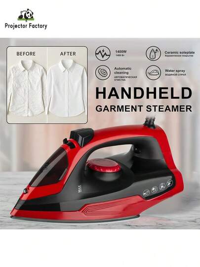 LIPETY Electric Iron,Home Steam Iron For Clothes - Non-Stick Soleplate - 1800W Clothes Iron With Auto-Off ,Adjustable Thermostat Control, Variable Steam Control, Self-Clean, 8 Feet Cord ,Ironing Clothes Made Of Cotton, Wool, Polyester, Silk, Linen, And Nylon