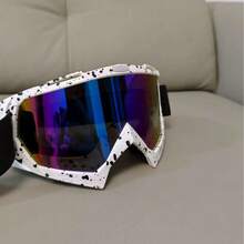 1pc KTM Motorcycle Ski Goggles, Outdoor Sports Glasses, Adult Cycling Goggles, Snowmobile Goggles, Mountaineering Goggles, Winter Skiing Snow Goggles - Multicolor - View 5