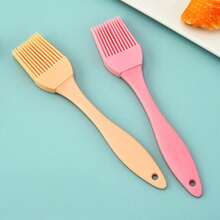 1/2/5/10/20pcs Home Mini Barbecue Oil Brush, Made Of Silicone Heat-Resistant Material, Easy To Clean, Convenient To Carry, Compact And Convenient