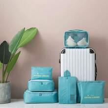 6pcs Travel Storage Bag, 6-Piece Set, Waterproof Storage Bag, Shoe Organization Bag, Travel Storage Bag, Travel Shoe Storage Bag, Foldable, 6 Types Of Storage Bags