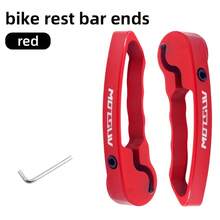 Lightweight Hollow Aluminum Alloy Mountain Bike Handlebar Grips, Integrated Rest Grip