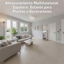 Zapatero de Salón multicapas estable acero galvanizado organizador de zapatos compacto estética moderna rack de entrada almacenamiento calzado duradero fácil de limpiar hogar - Multicolor - Ver 5