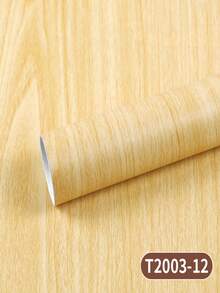 1卷木纹铝箔自粘墙纸，17种颜色可选，宽度40/60/80厘米，可移除且防水，适用于厨房后挡板、客厅、餐厅、办公室、书桌、橱柜、梳妆台、家居装饰、家具翻新 - 彩色 - 查看 19