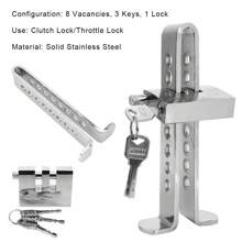 Steel Stainless Car Clutch Lock Car Accessories Throttle Accelerator Security Anti-Theft Tool Universal Auto Brake Pedal Lock