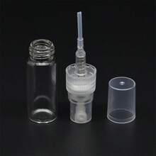 5 piezas Miniatura Botella de Perfume/Atomizador de Perfume Rellenable/Botella de Muestra de Perfume/Botella de Prueba de Perfume/Tubo de Spray de Perfume