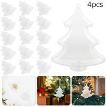 High Transparency Christmas Tree Christmas Ball Festive Decoration Hollow Plastic Ball Cross-Border Christmas Candy Box