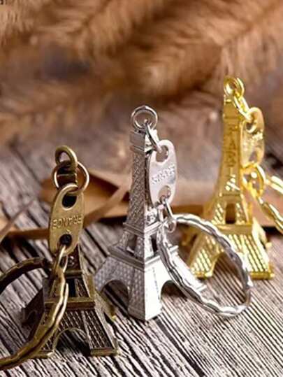 20Pcs Eiffel Tower Keychain France - Alloy Material Travel Souvenir, Cute Bag Charm & Key Ring For Paris Trip Memory, Perfect Gift For Friends/Family, Daily Accessories Christmas