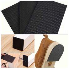 1/3/6pcs Multi-Purpose Quiet Pads, Freely Trimmed Anti-Slip Furniture Pads, Suitable For Non-Slip Shoe Sole Repair, Height Increase Insoles, Table/Chair/Bed Leg Pads, Protect Floor Increase Quiet Pads, Self-Adhesive, Scratch-Resistant Sofa, Chair And Leg Stickers