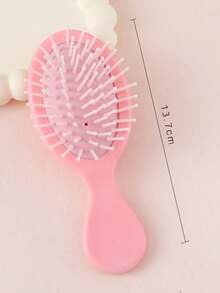 1 szt. Japoński zestaw mini grzebieni do wykańczania włosów do normalnych włosów, funkcja masażu, matowa rączka z żywicy, gumowe włosie - przenośne czarne plastikowe szczotki do włosów do stylizacji długich włosów, szczotka do włosów, grzebień, narzędzia do włosów, produkty do włosów i akcesoria do salonu fryzjerskiego, niezbędne w podróży, akcesoria do domu i urody dla kobiet, prezenty, zestaw do stylizacji włosów, narzędzia do stylizacji włosów