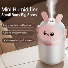 AOYI 1pc Humidifier, Large Capacity USB Portable Tabletop Mist Maker For Bedroom Office, Quiet Operation, USB Powered, Ideal For Bedroom And Office