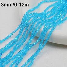 3mm/120.9pcs Colorful Faceted Artificial Crystal Triangle Beads, Suitable For DIY Jewelry Making, Bracelets, Necklaces, Phone Straps And Fashion Decorations - DIY - View 10