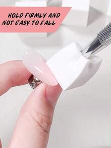 50/100件套渐变美甲海绵和蘸粉刷套装 - 无乳胶渐变调色海绵,适用于蘸粉/亚克力美甲,专业可重复使用美甲工具,渐变美甲海绵,渐变美甲海绵,美甲海绵工具,渐变美甲刷 - 彩色 - 查看 4