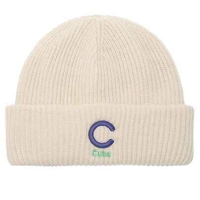 MLB Color Block Beanie Hat, Unisex Daily, Outdoor, Travel, Casual, Simple, Sports Cap