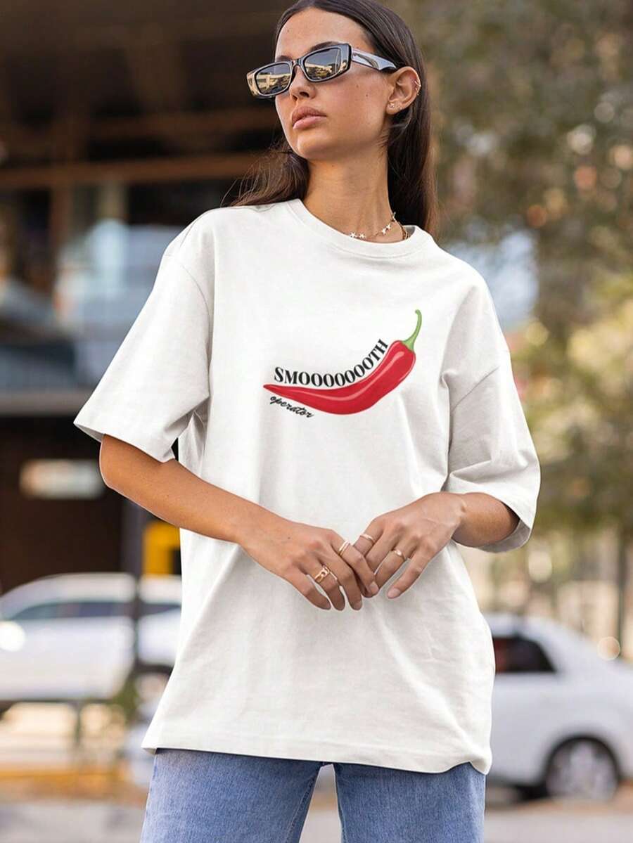 Carlos Sainz Smooth Operator Chilli F1 Tee, Unisex Shirt, Carlos Sainz Fan Shirt, Smooth O - 白色 - 查看 1